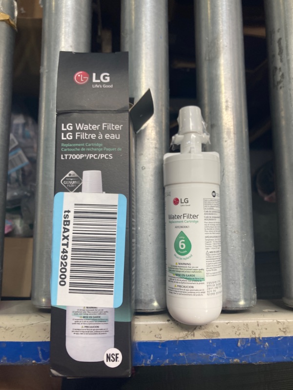 Photo 2 of LG LT700P® - 6 Month / 200 Gallon Capacity Replacement Refrigerator Water Filter (NSF42 and NSF53*)
