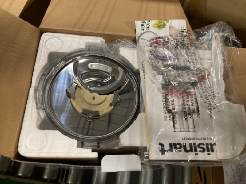 Photo 3 of ***MISSING PIECES*** 
Cuisinart 14 Cup Food Processor, Includes Stainless Steel Standard Slicing Disc (4mm), Medium Shredding Disc, & Stainless Steel Chopping/Mixing Blade, DFP-14BCNY Stainless Steel 14-Cup