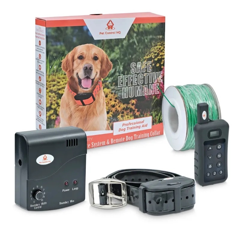 Photo 1 of 2in1 Electric Dog Fence with Remote Dog Training Collar Waterproof Rechargeable up to 3 Shock Collars Option
