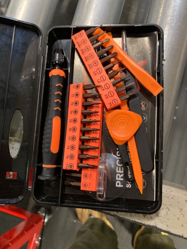 Photo 2 of JOREST 38Pcs Precision Screwdriver Set, Tool Kit with Security Torx T5 T6 T8 T9 T10 T20, etc, Repair and Cleaning Kit for Ring Doorbell, iPhone, Switch, PS4, Xbox, Laptop, Macbook, Watch, Glasses, etc