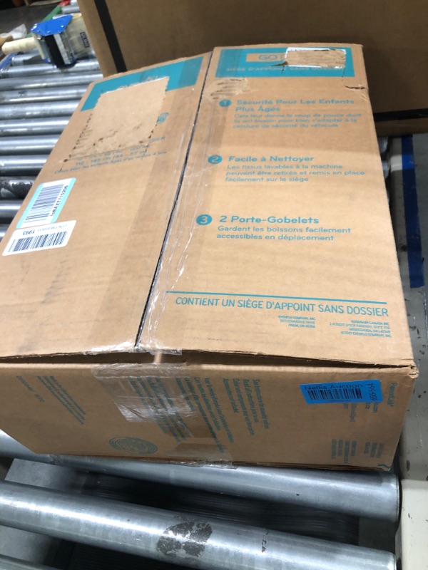 Photo 1 of Evenflo GoTime No Back Booster Car Seat (Blue Astro)
