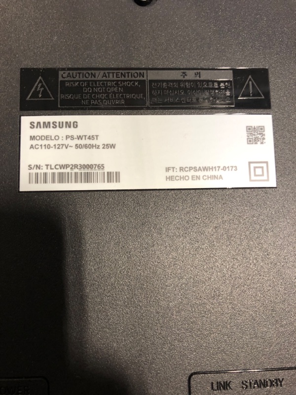 Photo 5 of SAMSUNG HW-B550/ZA 2.1ch Soundbar w/Dolby Audio, DTS Virtual:X, Bass Boosted, Subwoofer Included, Adaptive Sound Lite, Bluetooth Multi Device Connection, Wireless Surround Sound Compatible, 2022 HW-B550 Soundbar