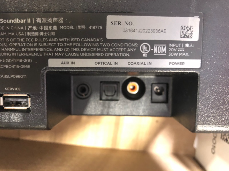 Photo 1 of Bose Solo Soundbar Series II - Black - Model 845194-110 (Renewed)