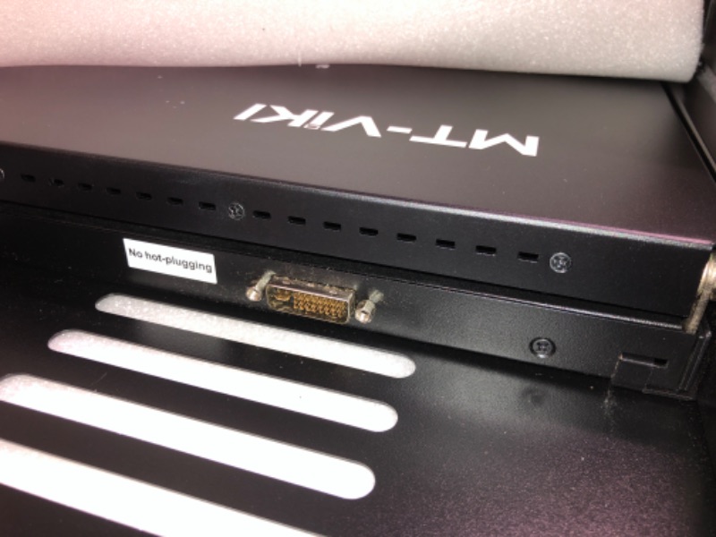 Photo 1 of 16 Port KVM Console HDMI, MT-VIKI 1U Rack KVM Switch w/17.3'' LCD Monitor, 1080P@60Hz, Support OSD/Hotkey+16 USB HDMI KVM Cables 16 Port HDMI