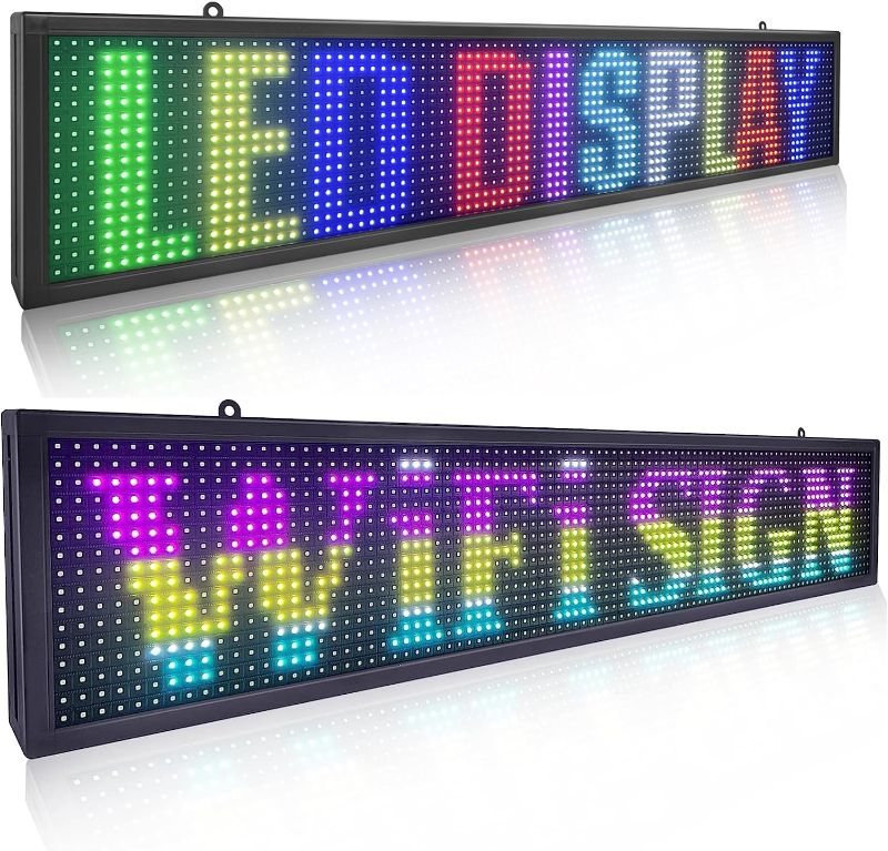 Photo 1 of LED display with WiFi 40" x 8",OUTDOOR and indoor LED sign, P10 FULL color with high brightness and new SMD technology. Perfect solution for advertising