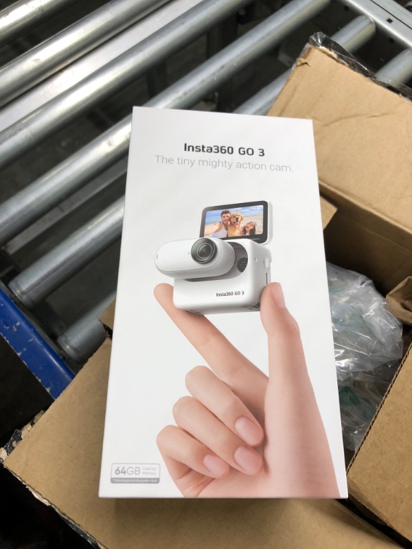 Photo 1 of Insta360 GO 3 64GB – Vlogging Camera for Creators, Vloggers, Mini Action Camera with Flip Touchscreen, Light and Portable, Hands-Free POV, Mount Anywhere, Stabilization, Remote Preview, Waterproof