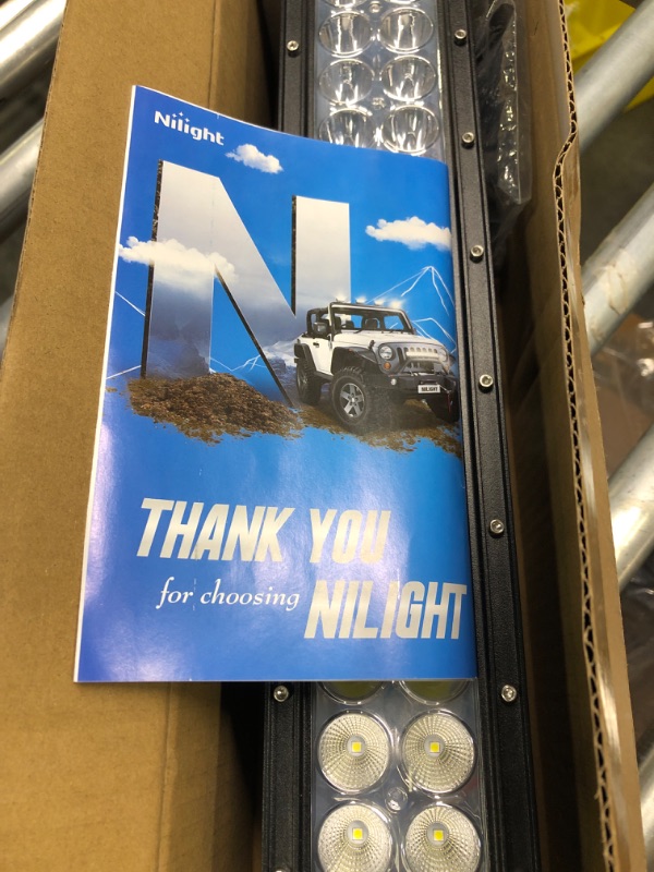 Photo 1 of Nilight - 70003C-A 22" 120w LED Light Bar Flood Spot Combo Work Light Driving Lights Fog Lamp Offroad Lighting for SUV Ute ATV Truck 4x4 Boat,2 Years Warranty