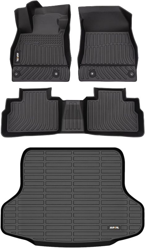 Photo 1 of AIPOIL® Floor Mats & Cargo Liner Fit for Nissan Sentra 2020-2024?TPE All Weather Protection Anti-Slip Automotive Floor Liners?Full Set Custom Automobile mats Accessories, Black