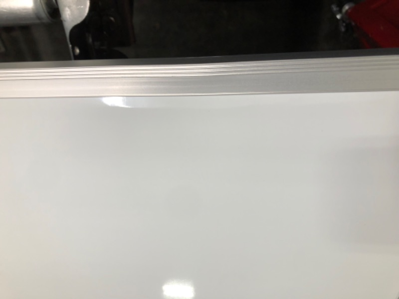 Photo 1 of VIZ-PRO Dry Erase Board/Magnetic White Board, 48 X 32 Inches, Silver Aluminium Frame