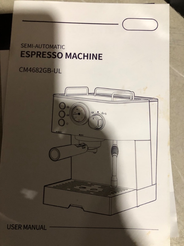 Photo 4 of * used * see all images *
SHARDOR Espresso Machine,15 Bar Fast Heating Expresso Coffee Machines with Milk Frother