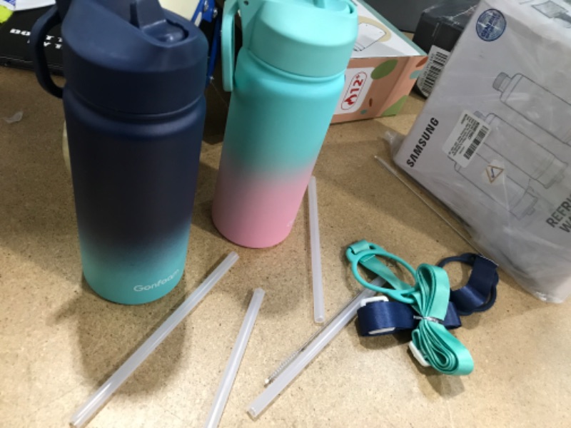Photo 1 of 2 pack - kids water bottles 