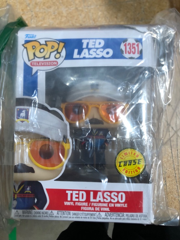 Photo 2 of Damaged box 
Funko Pop! TV: Ted Lasso - Ted Lasso with Chase