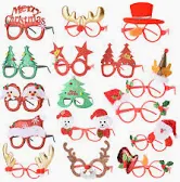 Photo 1 of 16 pcs christmas glasses frames
