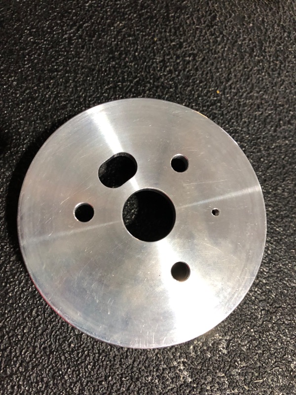 Photo 5 of **NONREFUNDABLE**FOR PARTS OR REPAIR**SEE NOTES**
*****STOCK IMAGE FOR SAMPLE*****
YIUIY 5- & 6-Hole Billet Steering Wheel Hub Adapter Silver