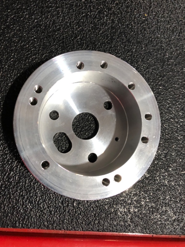 Photo 3 of **NONREFUNDABLE**FOR PARTS OR REPAIR**SEE NOTES**
*****STOCK IMAGE FOR SAMPLE*****
YIUIY 5- & 6-Hole Billet Steering Wheel Hub Adapter Silver