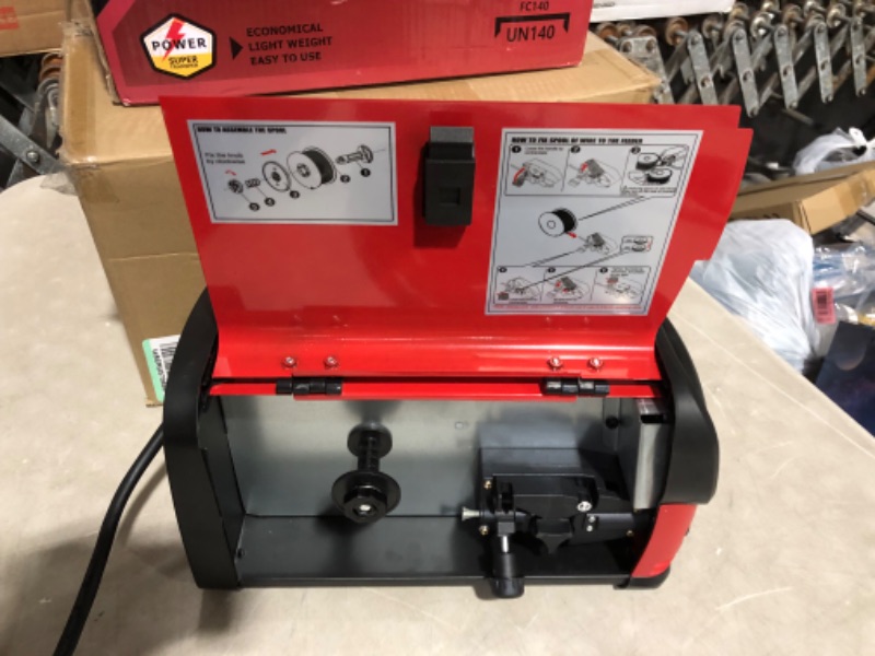 Photo 3 of ***USED - LIKELY MISSING PARTS - UNABLE TO VERIFY FUNCTIONALITY***
HONE MIG Welder 110V, Actual 140Amp Flux Core Welder/Stick Welder/Lift TIG 3 in 1 Synergic Welding Machine