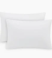 Photo 1 of Aisbo Standard Size Pillow Cases Set of 2 - White Standard Pillowcase 2 Pack with Envelope Closure, Soft Brushed Microfiber Bed Pillow Case Cover, 20x26 inches Standard (20" x 26") White
