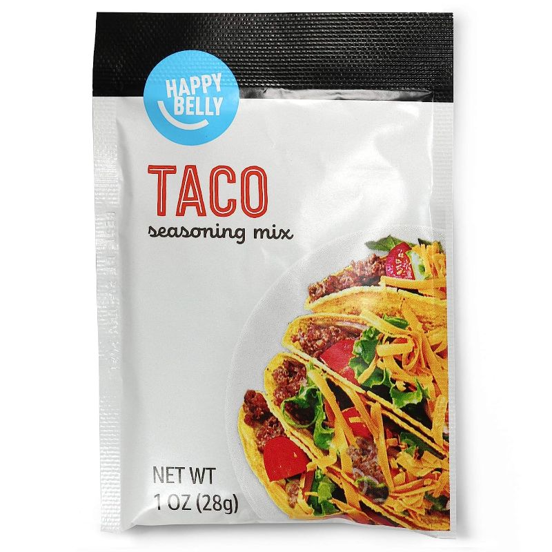 Photo 1 of 12 pack  Amazon Brand, Happy Belly Taco Seasoning Mix, 1 Oz
