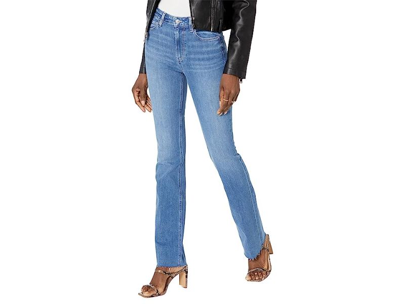 Photo 1 of Paige High-Rise Manhattan Boot 32 Raw Hem in Reflection (Reflection) Women's Jeans

