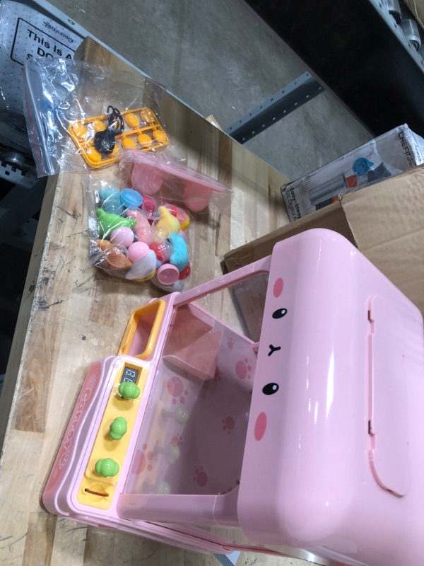 Photo 1 of cxjoigxi Mini Claw Machine for Kids Adults with Prizes,Volume Control and 60 Seconds Countdown,2 Power Supply Modes,Candy Gumball Vending Machines Toys for 4-7 8-12 Year Old Boy Girl Gift Ideas-Bunny