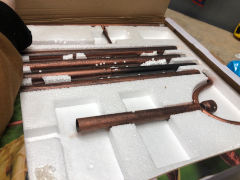 Photo 1 of Solar Wind Spinner New 75in Jewel Cup and Azure 75in Multi-Color Seasonal Led Lighting Solar Powered Glass Ball with Kinetic Wind Spinner Dual Direction for Patio Lawn & Garden