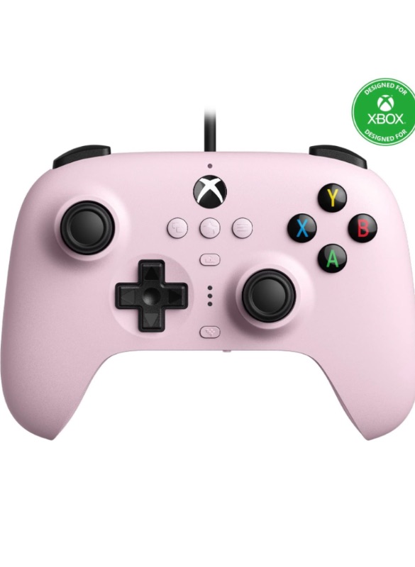 Photo 1 of 8Bitdo Ultimate Wired Controller for Xbox Series X, Xbox Series S, Xbox One, Windows 10 & Windows 11 - Officially Licensed (Pastel Pink)