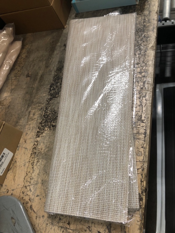 Photo 1 of Emoly Placemats, PVC Waterproof Heat Resistant Placemat Anti-Skid Washable Non-Slip Table Mats for Dining Kitchen Restaurant Table,Set of 6 (Beige White)