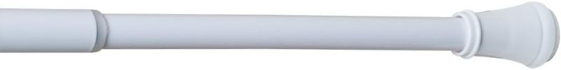 Photo 1 of 2 PACK**MAYTEX Smart Rods Superior Hold Tension Window Curtain Rod, 28-48-Inch, White
