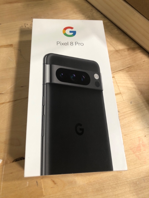 Photo 4 of ****FACTORY SEALED**** Google Pixel 8 Pro - Unlocked Android Smartphone with Telephoto Lens and Super Actua Display - 24-Hour Battery - Obsidian - 128 GB 128 GB Phone Only Obsidian