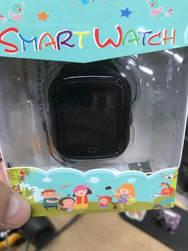 Photo 1 of LULUDDM Kids Smart Watch Phone - IP67 Waterproof Smartwatch Boys Girls with Touch Screen 5 Games Camera Alarm SOS Call - Phone Watch Digital Wrist Watch for 3-13 Years Children (Black)