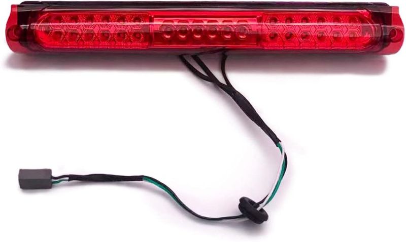 Photo 1 of LED 3rd Third Tail Brake Light for 1997-2003 Ford F150 High Mount Stop Light Rear Cargo Lamp (Chrome Housing Red Lens) Chrome Housing + Red Lens