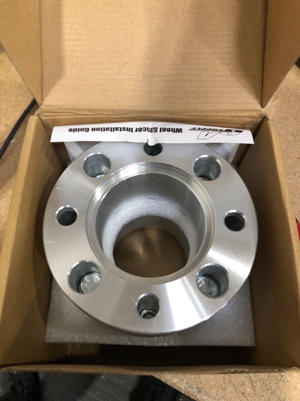 Photo 1 of GAsupply 4x110 Wheel Spacers 2 inch, ATV Wheel Spacers Adapters 74mm Hub Bore with 10×1.25 Studs, Compatible with Honda, Suzuki, Bombardier, 2 Pack 2 inch (50mm) Thick silver