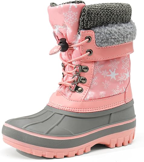 Photo 1 of DREAM PAIRS Boys Girls Insulated Waterproof Winter Snow Boots size 3
