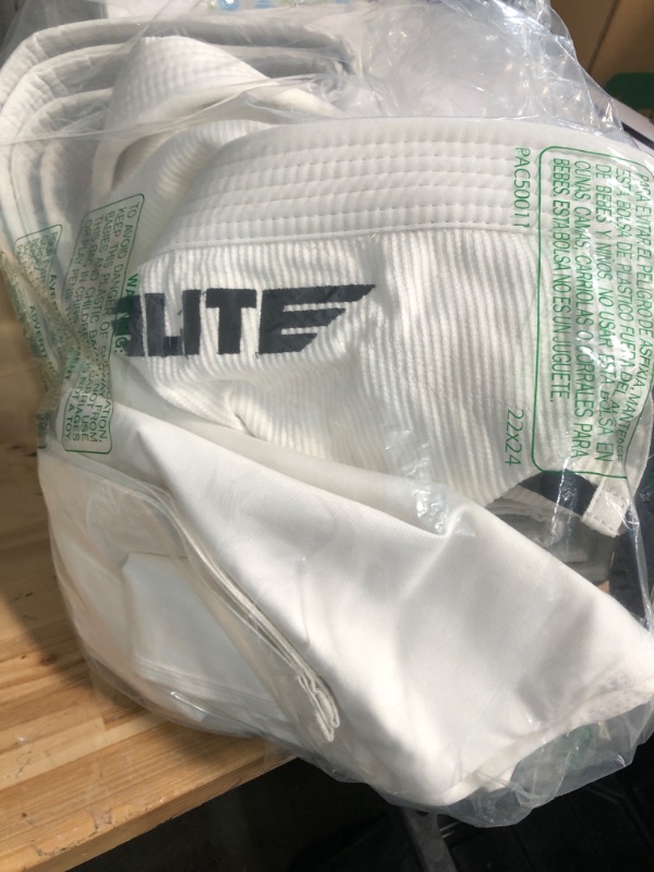 Photo 2 of Elite Sports Bjj Gi for Men - Brazilian Jiu Jitsu Gi - Preshrunk sweat wicking Fabric - Machine washable - Free white Belt Premium White 3