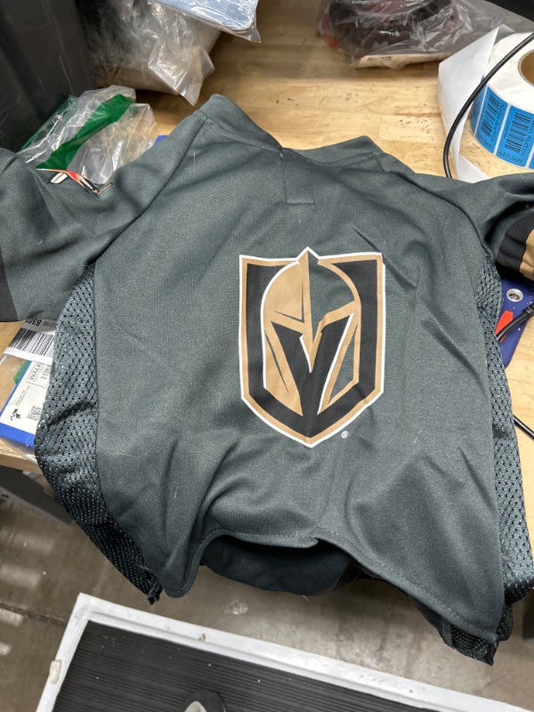 Photo 2 of Pets First NHL Las Vegas Golden Knights Jersey for Dogs & Cats, X-Large. - Let Your Pet Be A Real NHL Fan!
