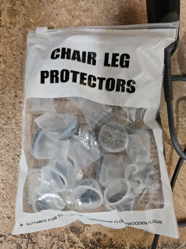 Photo 3 of 16 Piece Protective Caps for Chair Legs,Durable Silicone Chair Leg Caps with Felt Pads Prevents Noise,No Scratches,Non-Slip Chair Leg Protector for Hardwood Floors(Fit:35mm-45mm, Transparent)