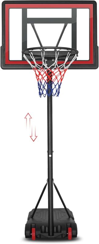 Photo 1 of ****STOCK IMAGE FOR SAMPLE****
WIN.MAX Kids Basketball Hoop, 3.2 to 7.2FT Adjustable Height, Swimming Pool Basketball Hoop Outdoor 28in Backboard for Kids/Adults Indoor Outdoor (Black)