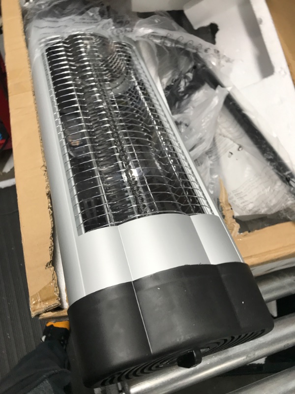 Photo 1 of ***see notes***Hiland HIL-PHB-1500 Electric Heater with Ground Cage, 1500 Watts, Black, SMALL
