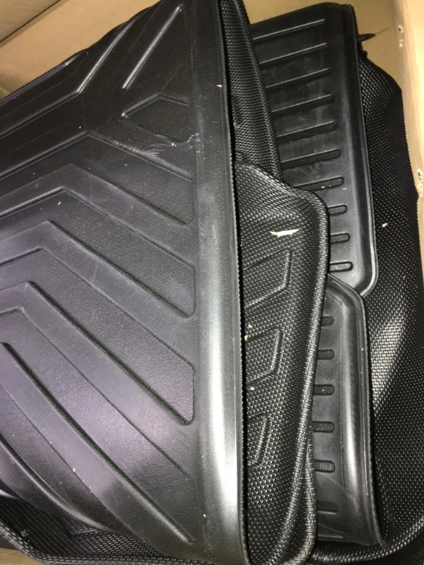 Photo 2 of Liner Master® Floor Mats 3 Row Cargo & Liner Set for Chevrolet Tahoe | GMC Yukon 2024 2023 2022 2021 Only Custom Fit with 2nd Row Bucket Seats All Weather TPE Floor Liners Heavy Duty Accessories