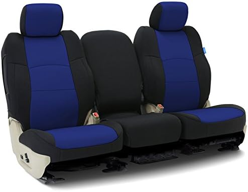 Photo 1 of Coverking Custom Fit Seat Cover for Select Ford Models - Neoprene (Blue with Black Sides)
