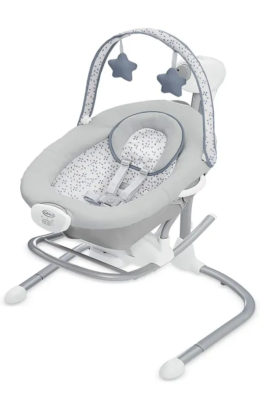 Photo 1 of **NONREFUNDABLE**FOR PARTS OR REPAIR**SEE NOTES**
Graco Soothe 'n Sway Baby Swing with Portable Rocker