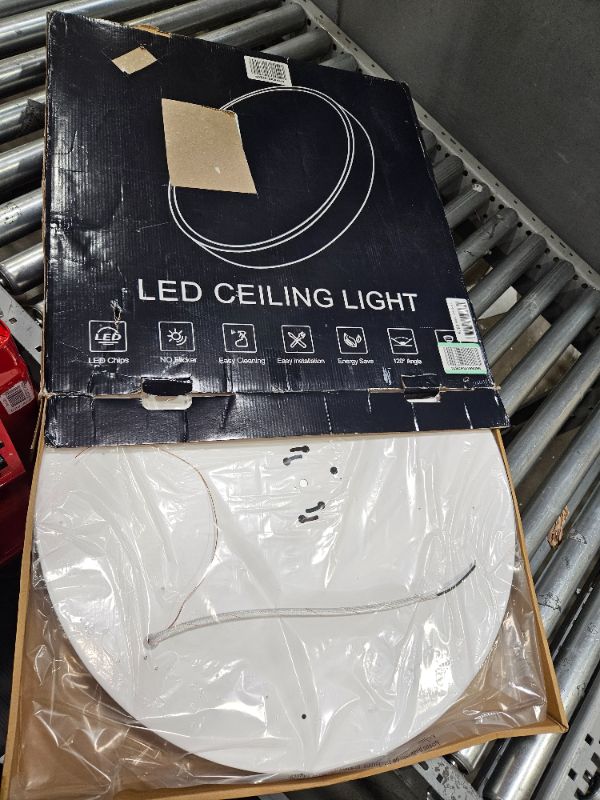 Photo 1 of Round Led Ceiling Light Fixtures - 24inch LED Flush Mount Ceiling Light ,48W (260W Equivalent ),2880lm,Dimmable 2800-6800K, 80-90Ra+,ETL List,Wet Location,Panel Lamp Mount Surface
