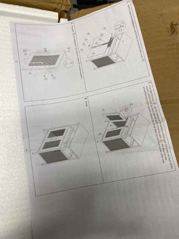 Photo 1 of Wine Bar Rack Cabinet with Detachable Wine Rack, Coffee Bar Cabinet with Glass Holder, Small Sideboard and Buffet Cabinet with Mesh Door, Rustic Brown, Large Rustic Brown 37.8"*13.4"*31.1"(L*W*H)