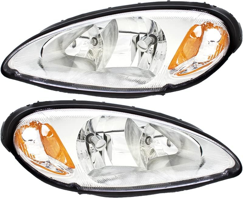 Photo 1 of (SEE NOTES)  CTLAHL-1165 (2PK) 1 set Headlight Kit Gold Shrine For Chrysler PT Cruiser Headlights Lamps Set 2001 2002 2003 2004 2005 Halogen Driver and Passenger Side
