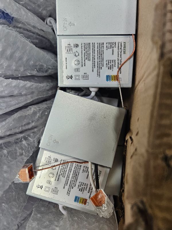 View 2 of zouzai 24 Pack 8 inch 5CCT Reset Ultra-Thin LED Recessed Ceiling Light with Junction Box, 2700K/3000K/3500K/4000K/5000K Selectable, Dimmable, led can Lights - ETL and Energy Star Certified