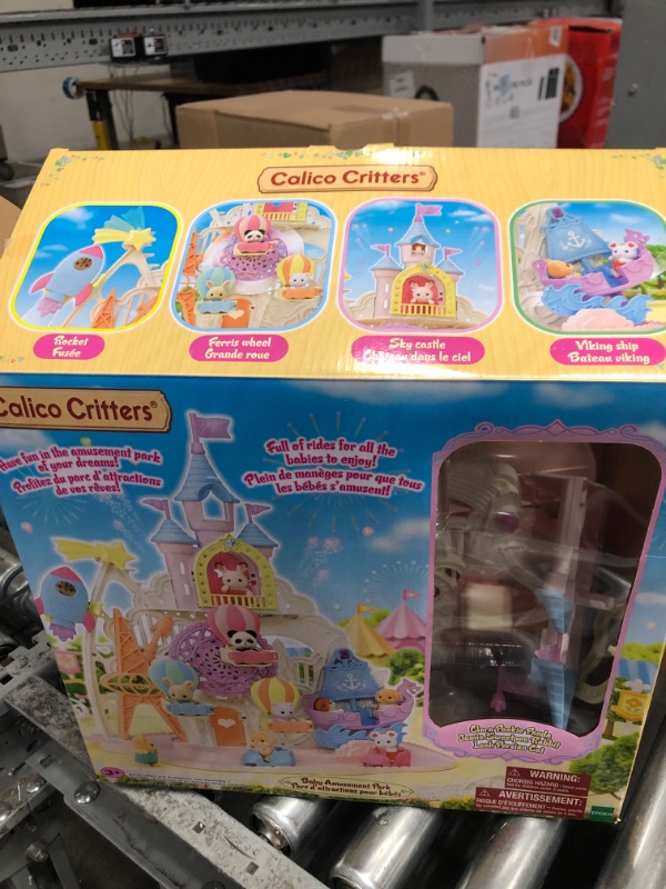 Photo 3 of Calico Critters Baby Amusement Park, Dollhouse Playset with 3 Figures Included