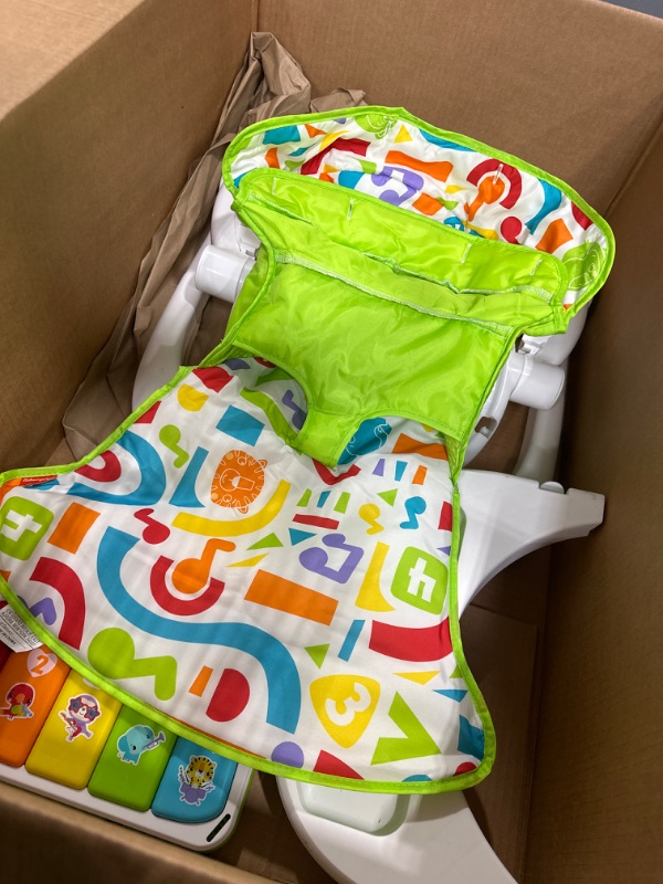 Photo 2 of Baby Portable Toddler Booster Seat, Healthy Care, Travel Dining Chair with Dishwasher Safe Tray, and piano 