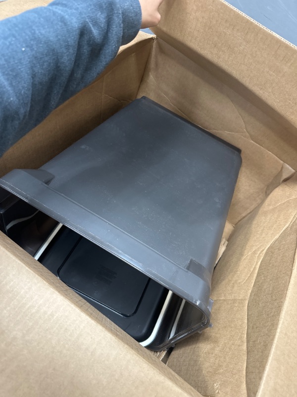 Photo 1 of 1 black chrome food storage container 