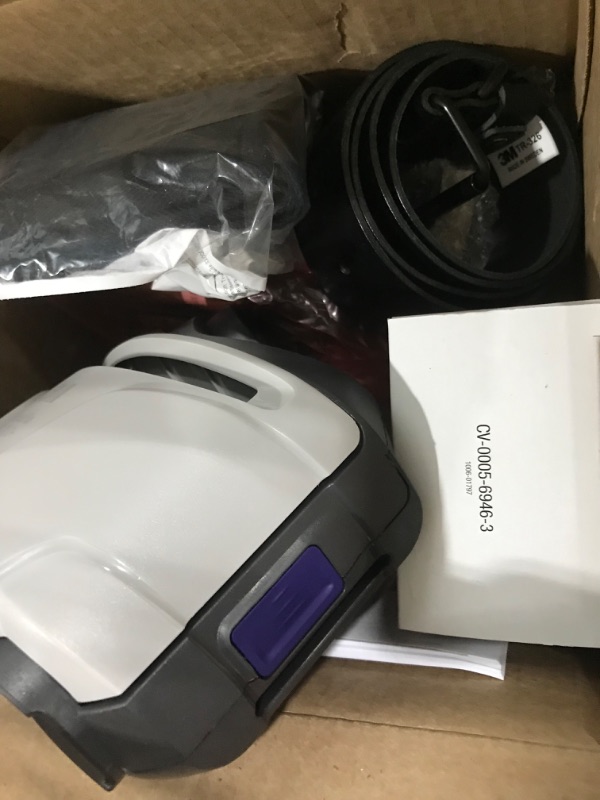 Photo 4 of **MISSING BATTERY, PARTS ONLY** **Model T3003**
M PAPR Respirator, Versaflo Powered Air Purifying Respirator Heavy Industry Kit, TR-800-HIK, Intrinsically Safe, NIOSH, Ready to Use All-in-One Respiratory Protection for Particulate, Gas and Vapor