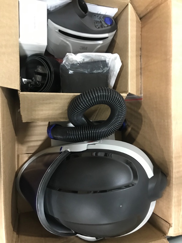 Photo 3 of 3M PAPR Respirator, Versaflo Powered Air Purifying Respirator Heavy Industry Kit, TR-800-HIK, Intrinsically Safe, NIOSH, Ready to Use All-in-One Respiratory Protection for Particulate, Gas and Vapor